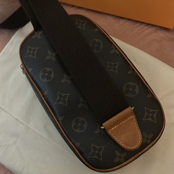 Authentic Louis Vuitton Monogram Pochette Ganju Grange Body Bag Waist Belt Bag - Picture 8 of 11